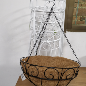 12 Inch hanging basket with Coco liner