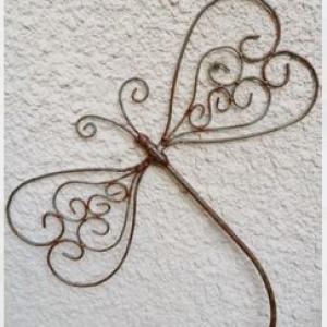 Dragonfly wall sculpture Art