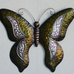 Metal butterfly wall decor