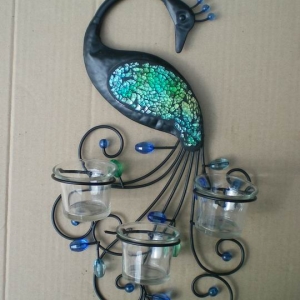 Peacock sconce