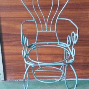 Mini chair plant stand