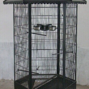 Hexagon bird cage